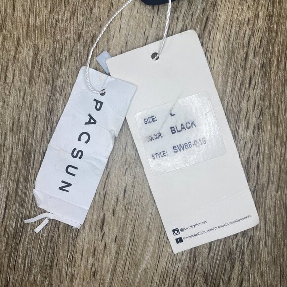 Womens NWT Swim by Lioness Pacsun Black One Piece Swimsuit - L - Picture 11 of 11